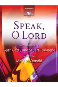 Speak, O Lord - Vocal Solo