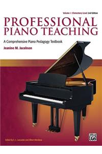 Professional Piano Teaching 1 2nd Ed