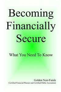 Becomining Financially Secure