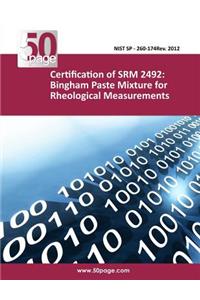 Certification of SRM 2492