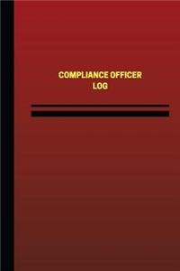 Compliance Officer Log (Logbook, Journal - 124 pages, 6 x 9 inches)