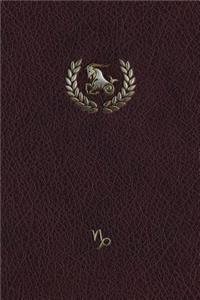 Monogram Capricorn Notebook