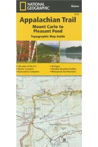 Appalachian Trail: Mount Carlo to Pleasant Pond Map [Maine]