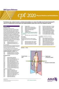 CPT 2020 Express Reference Coding Card: Physician Medicine and Rehabilitation