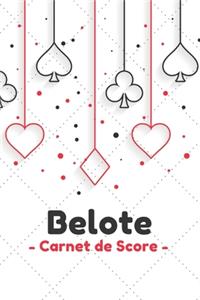 Belote Carnet de Score