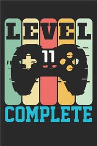Level 11 complete