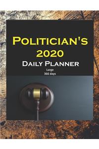 Politician Daily Planner 2020