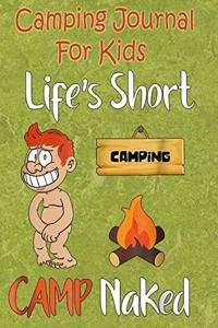 Camping Journal for kids