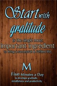 Gratitude Journal For Men