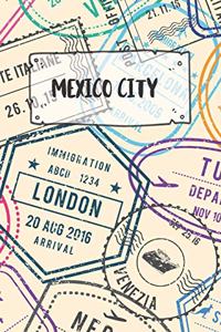 Mexico City: Ruled Travel Diary Notebook or Journey Journal - Lined Trip Pocketbook for Men and Women with Lines