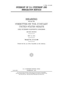 Oversight of U.S. Citizenship and Immigration Services