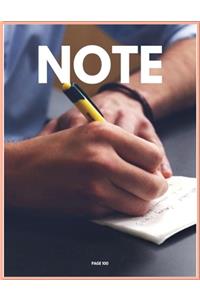 Notes: Composition Notebook - Large Lined Writing And Journaling Book