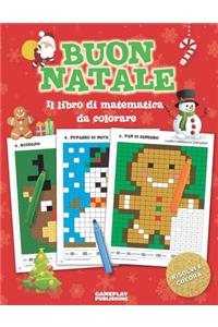 Buon Natale - Libro Di Matematica Da Colorare