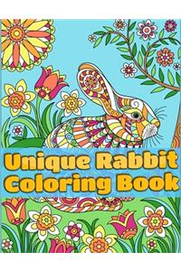 Unique Rabbit Coloring Book