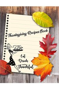 Thanksgiving Recipes Book