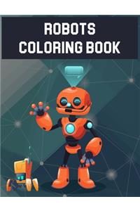 Robots Coloring Book