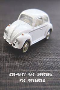 Die-cast car journal for children