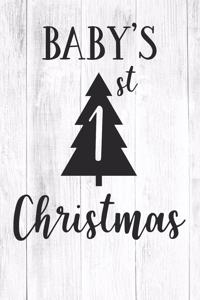 Happy Baby's 1St Christmas I Love You Birthday
