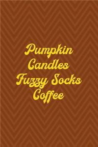 Pumpkin Candles Fuzzy Socks Coffee