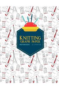 Knitting Graph Paper Notebook - 2