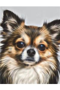 Chihuahua Notebook Large Size 8.5 x 11 Ruled 150 Pages