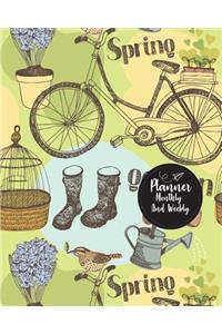 Planner monthly and weekly