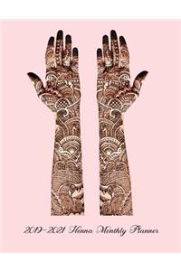2019-2021 Henna Monthly Planner