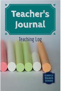 Teacher's Journal - Teaching Log