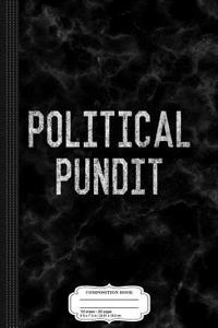 Political Pundit Vintage Composition Notebook