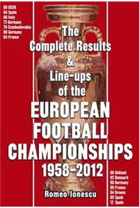 Complete Results & Line-ups of the European Football Championships 1958-2012