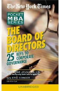 The Board of Directors: 25 Keys to Corporate Governance