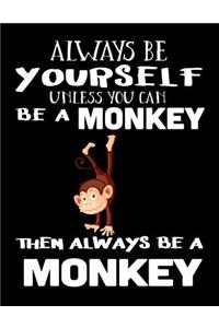 Always Be Yourself Unless You Can Be a Monkey Then Always Be a Monkey