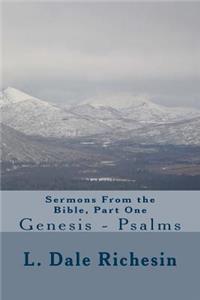 Sermons From the Bible, Part One