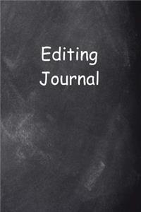 Editing Journal Chalkboard Design