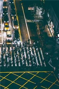 Busy City Intersection Notebook