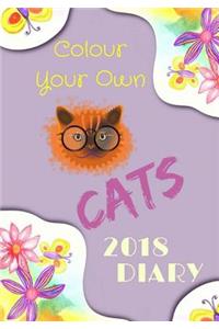 Colour Your Own Cats 2018 Diary