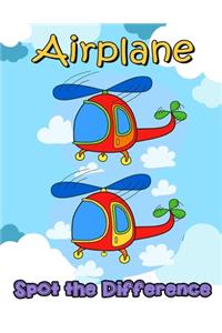 Airplane Spot The Difference: Activity Book for Kids 30 Airplane Find Difference Puzzles for Kids