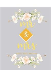 Mr & Mrs Guest Book Wedding
