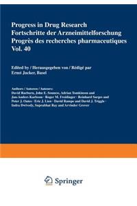 Progress in Drug Research / Fortschritte Der Arzneimittelforschung / Progrès Des Recherches Pharmaceutiques