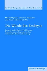 Die Würde Des Embryos