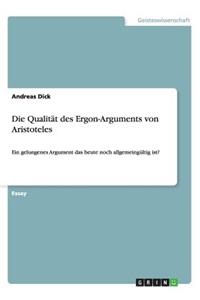 Die Qualität des Ergon-Arguments von Aristoteles