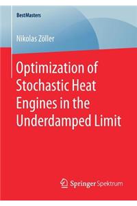 Optimization of Stochastic Heat Engines in the Underdamped Limit