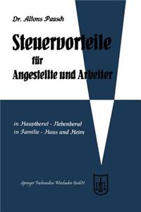 Steuervorteile Für Angestellte Und Arbeiter