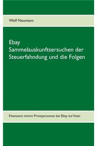 Ebay Sammelauskunftsersuchen der Steuerfahndung und die Folgen