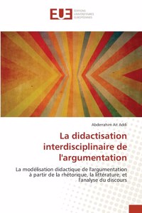 didactisation interdisciplinaire de l'argumentation