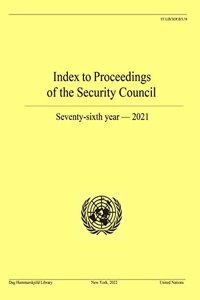 Index to proceedings of the Security Council