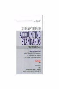 Students Guide To Accounting Standards (CA/CMA Final )