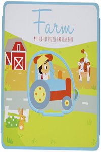My Fold-Out Puzzle and Play Book: Farm