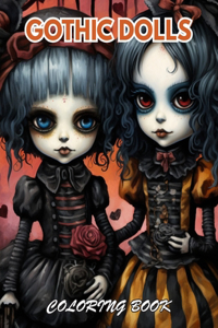 Gothic Dolls Coloring Book