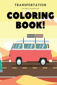 Transportation Coloring Book